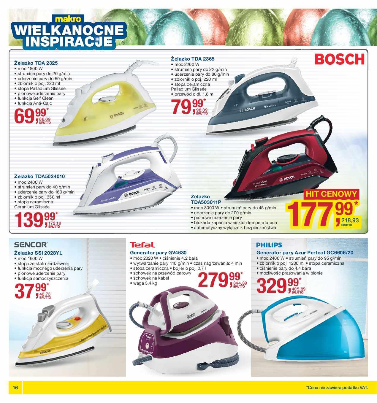 Gazetka promocyjna MAKRO do 28/03/2016 str.16