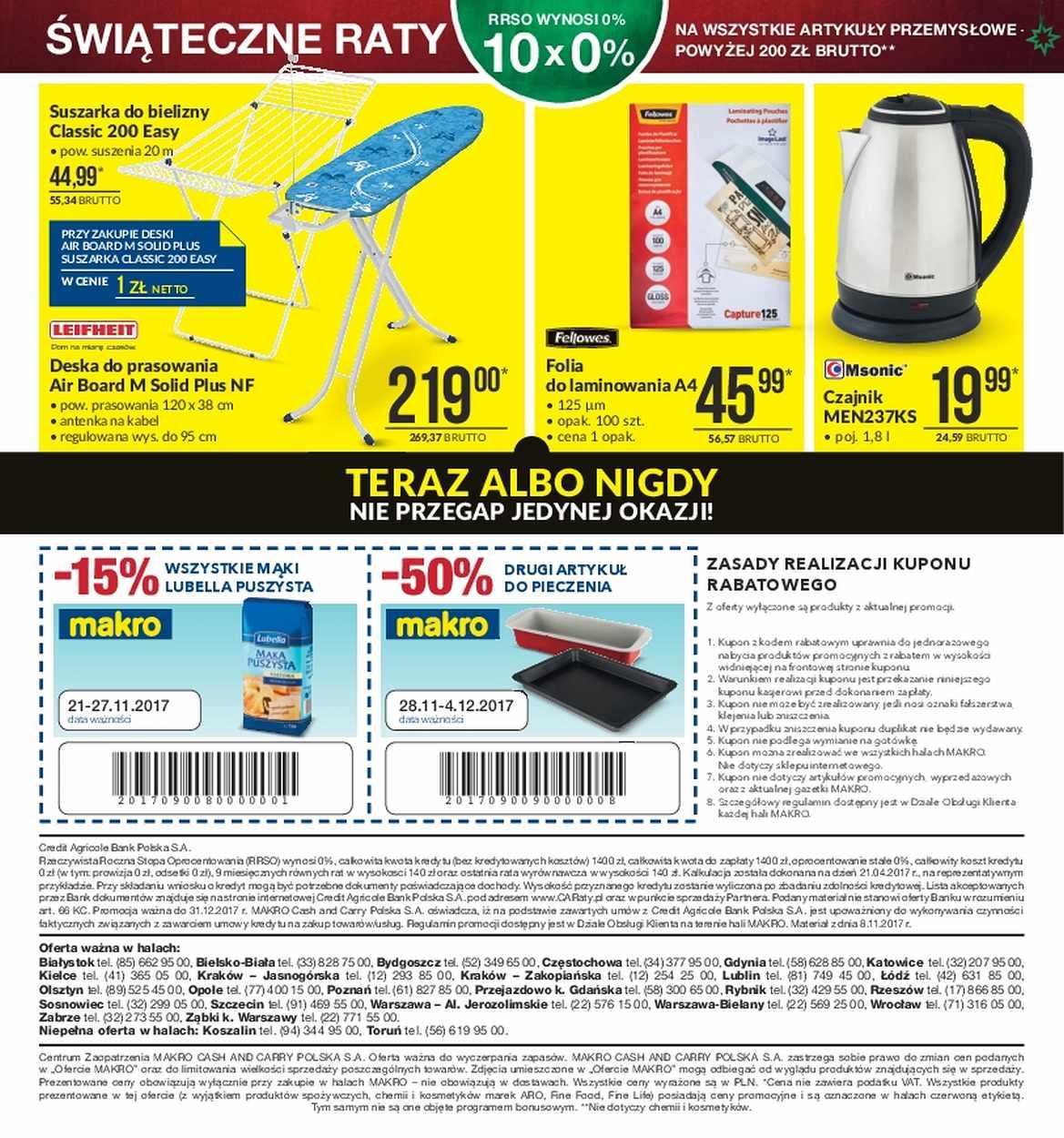 Gazetka promocyjna MAKRO do 04/12/2017 str.70