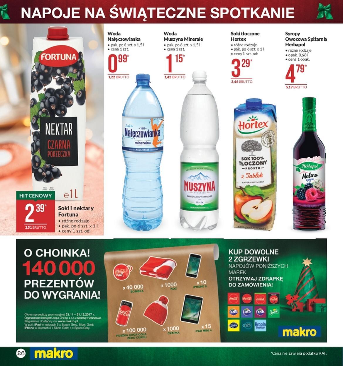 Gazetka promocyjna MAKRO do 24/12/2017 str.26