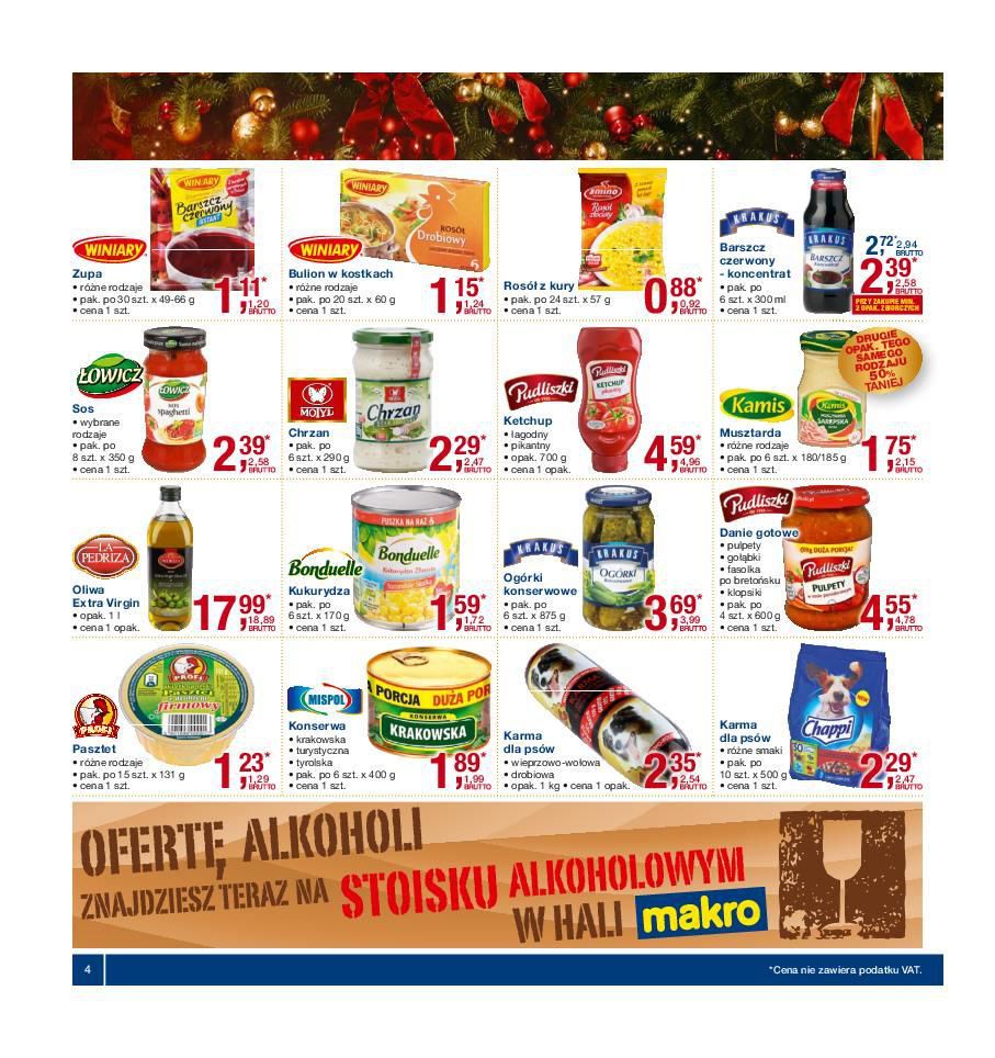 Gazetka promocyjna MAKRO do 24/12/2015 str.4