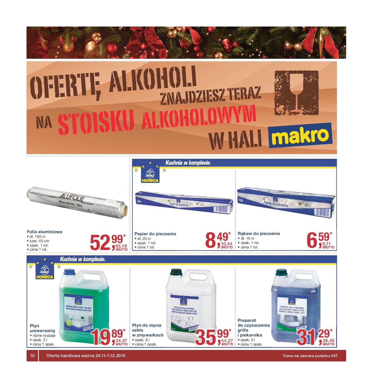 Gazetka promocyjna MAKRO do 07/12/2015 str.10