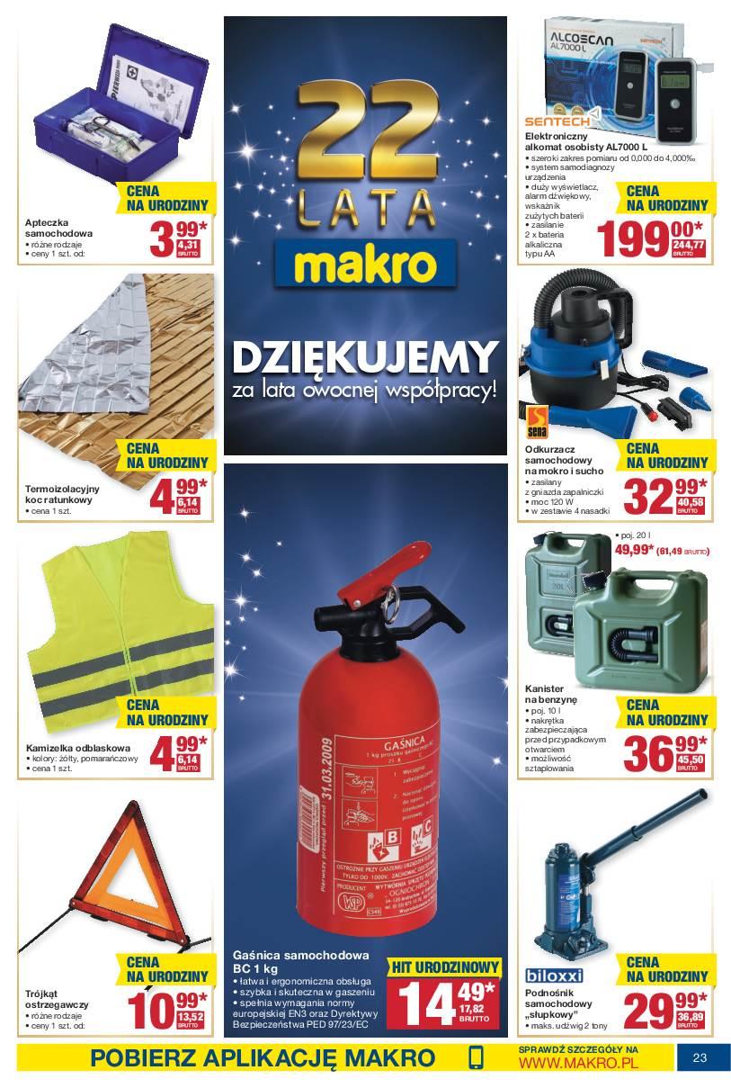 Gazetka promocyjna MAKRO do 26/09/2016 str.23