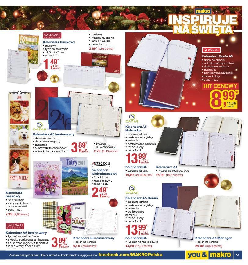 Gazetka promocyjna MAKRO do 24/12/2015 str.51