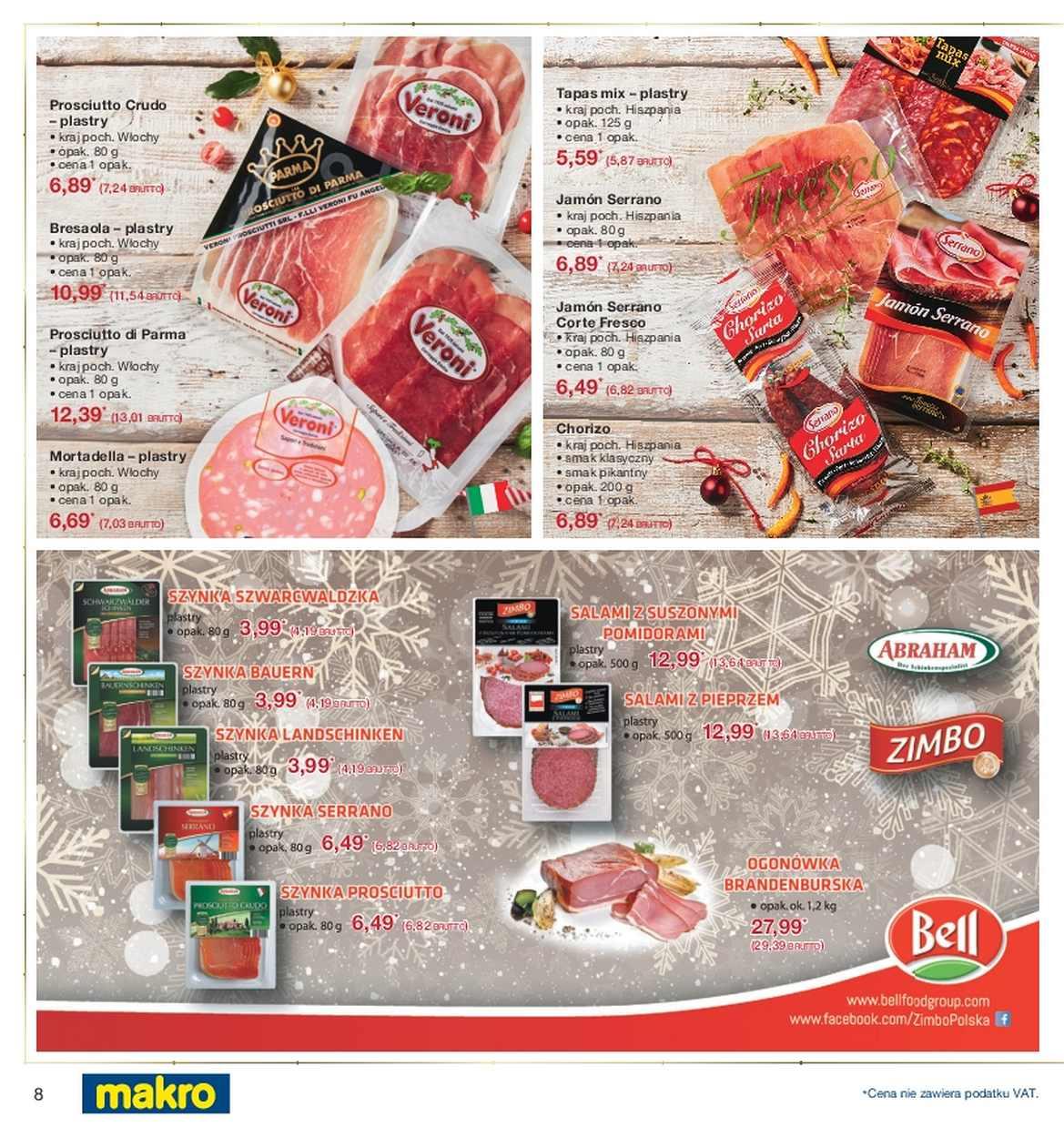 Gazetka promocyjna MAKRO do 24/12/2017 str.8