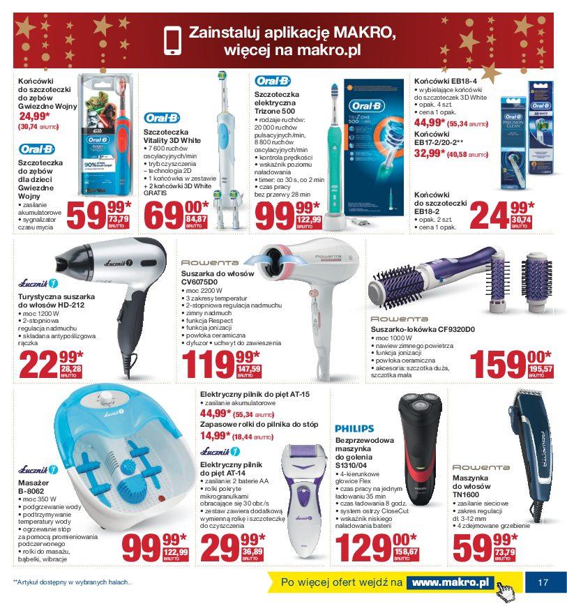 Gazetka promocyjna MAKRO do 24/12/2016 str.17