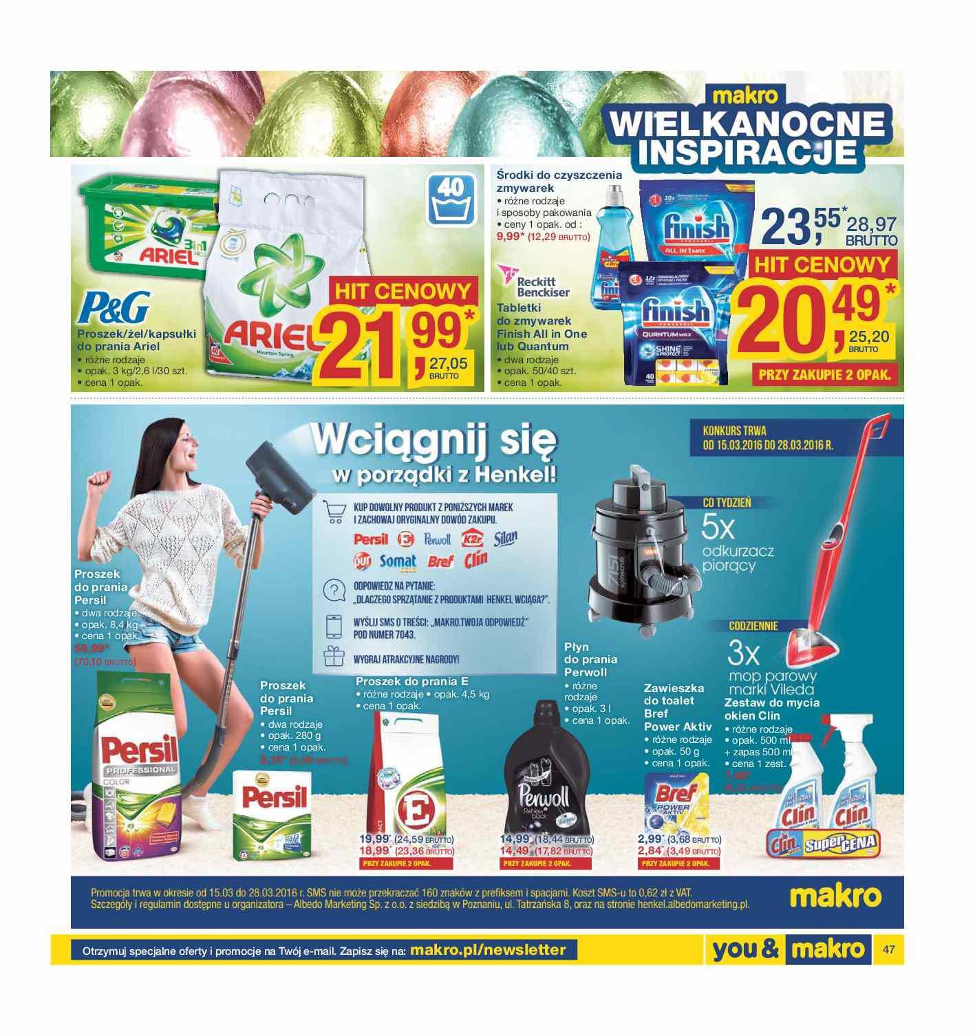 Gazetka promocyjna MAKRO do 28/03/2016 str.47