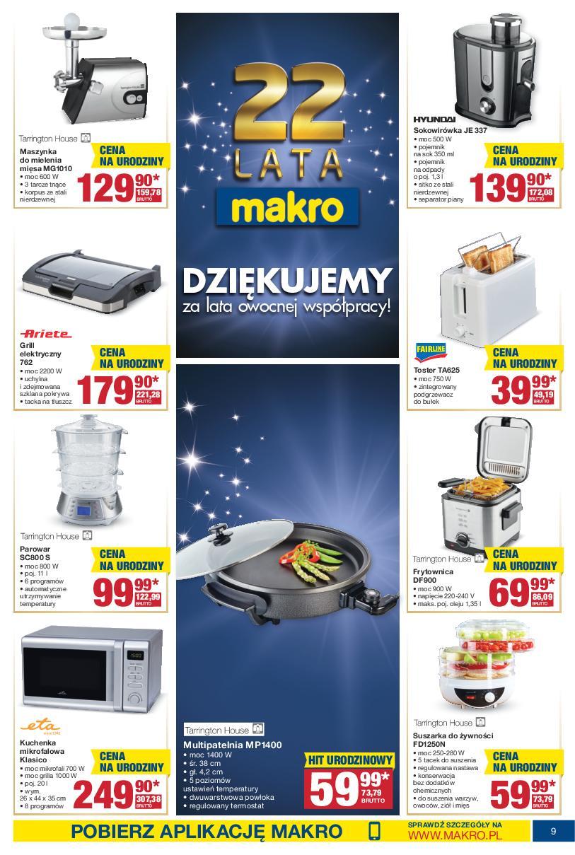 Gazetka promocyjna MAKRO do 26/09/2016 str.9