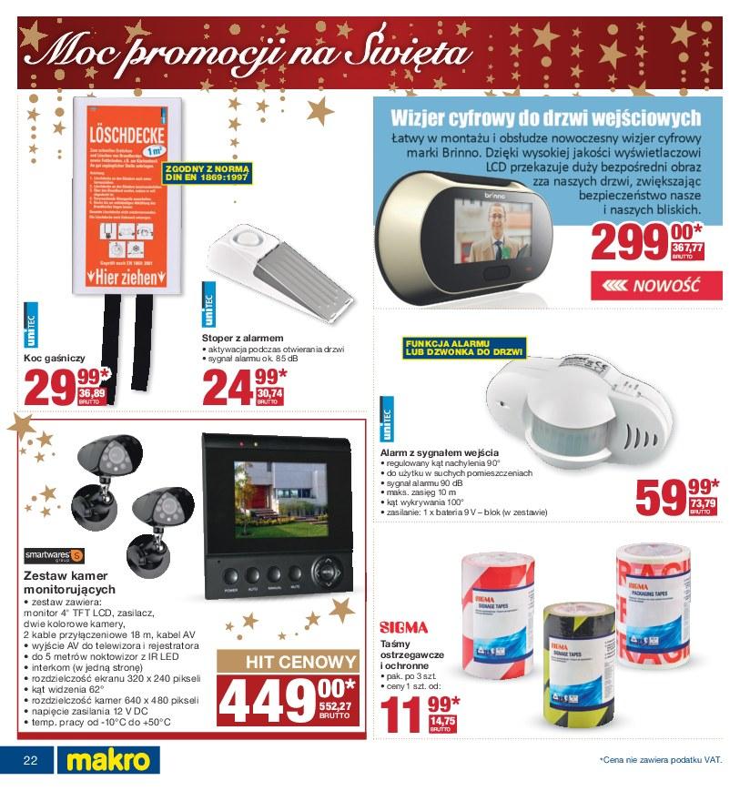 Gazetka promocyjna MAKRO do 24/12/2016 str.22