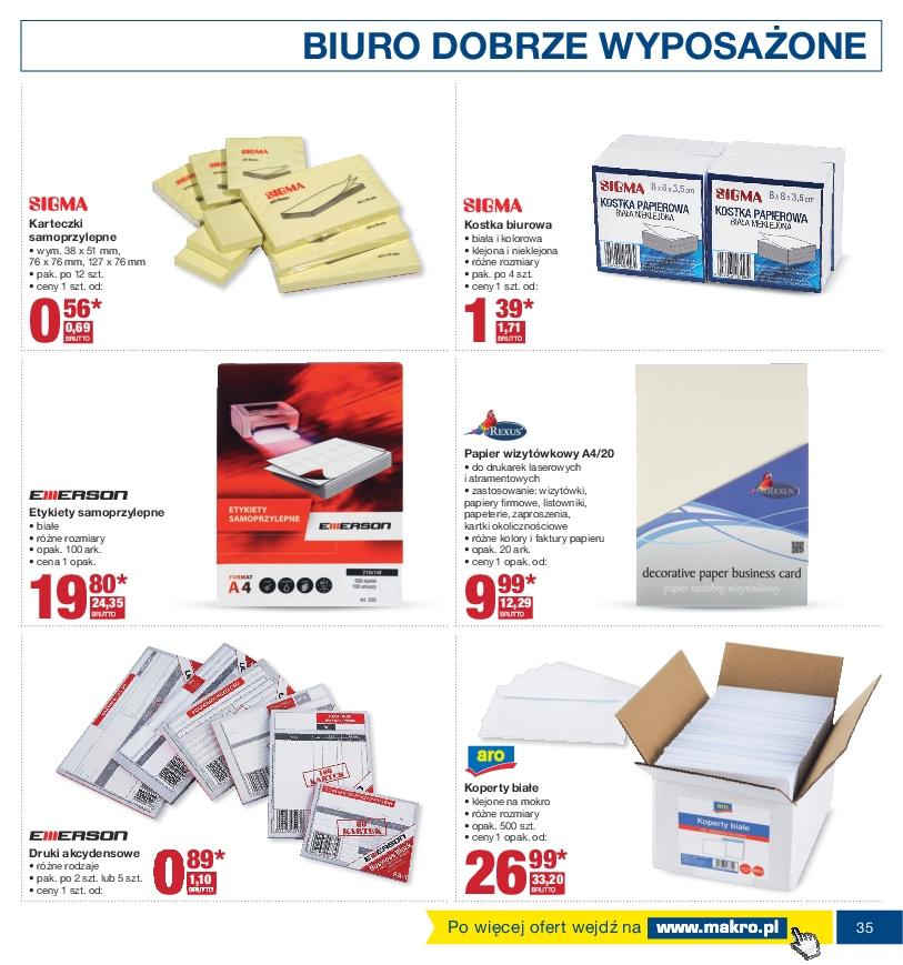 Gazetka promocyjna MAKRO do 27/03/2017 str.35