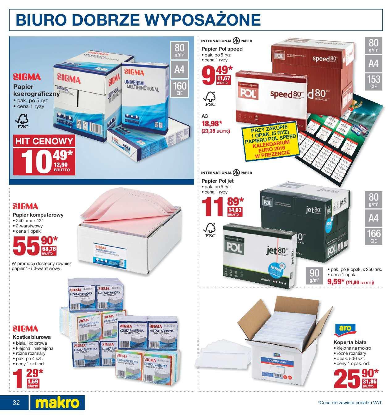 Gazetka promocyjna MAKRO do 06/06/2016 str.32