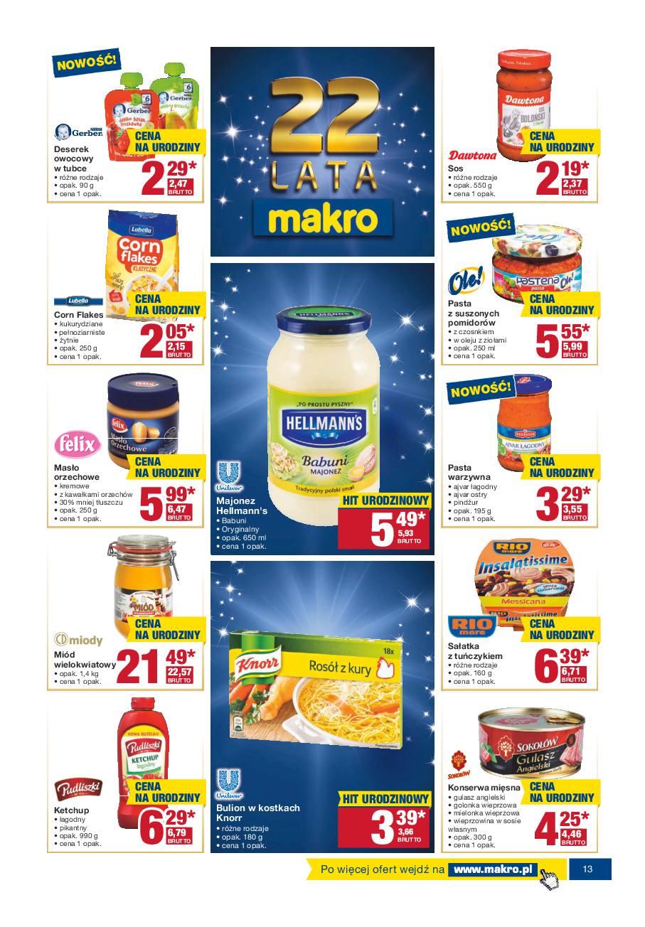 Gazetka promocyjna MAKRO do 24/10/2016 str.13