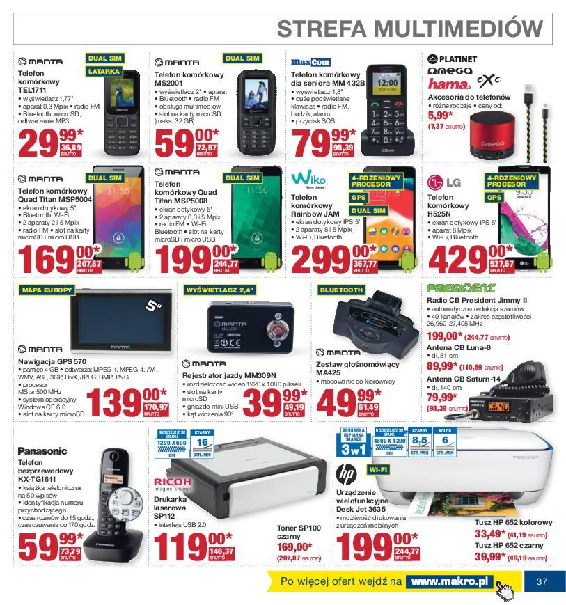 Gazetka promocyjna MAKRO do 12/09/2016 str.37