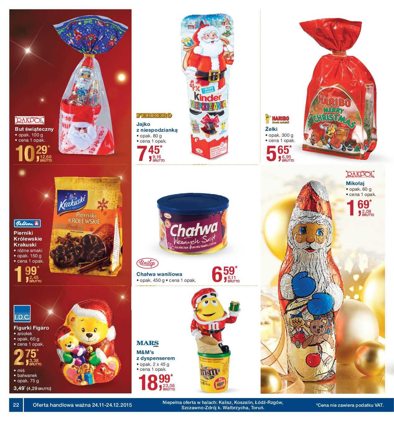 Gazetka promocyjna MAKRO do 24/12/2015 str.22