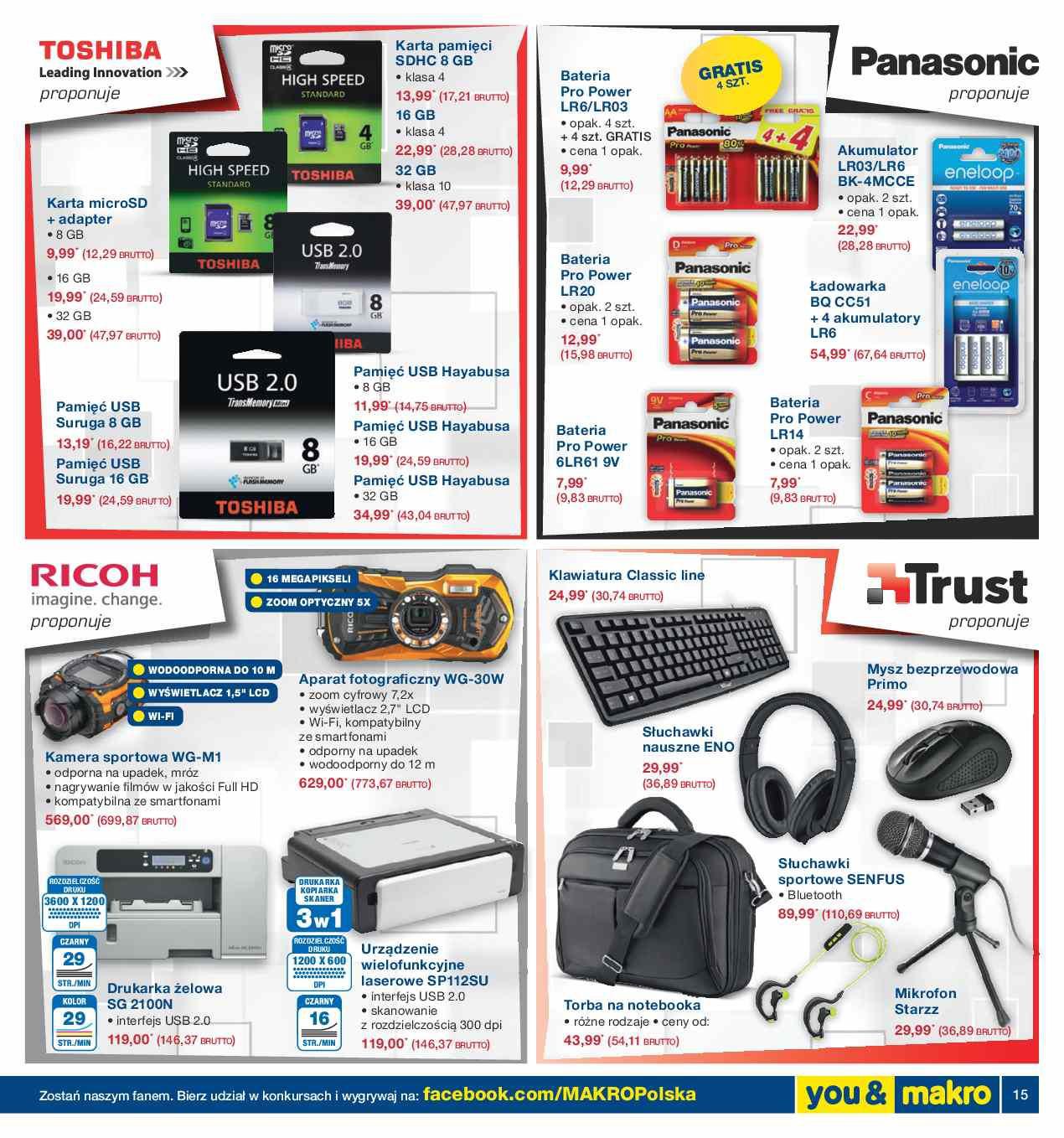 Gazetka promocyjna MAKRO do 29/02/2016 str.15