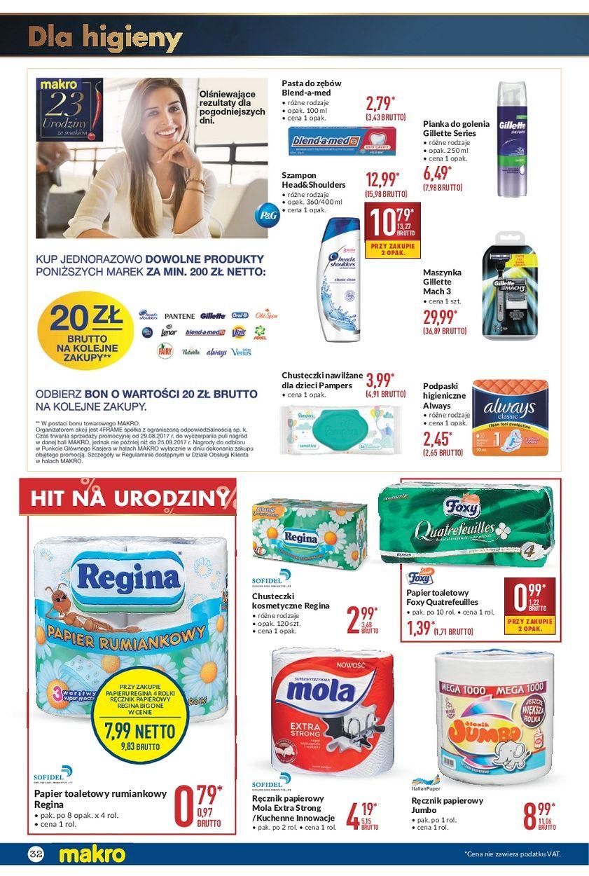 Gazetka promocyjna MAKRO do 25/09/2017 str.32