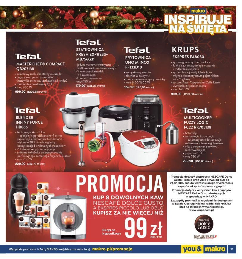 Gazetka promocyjna MAKRO do 24/12/2015 str.11