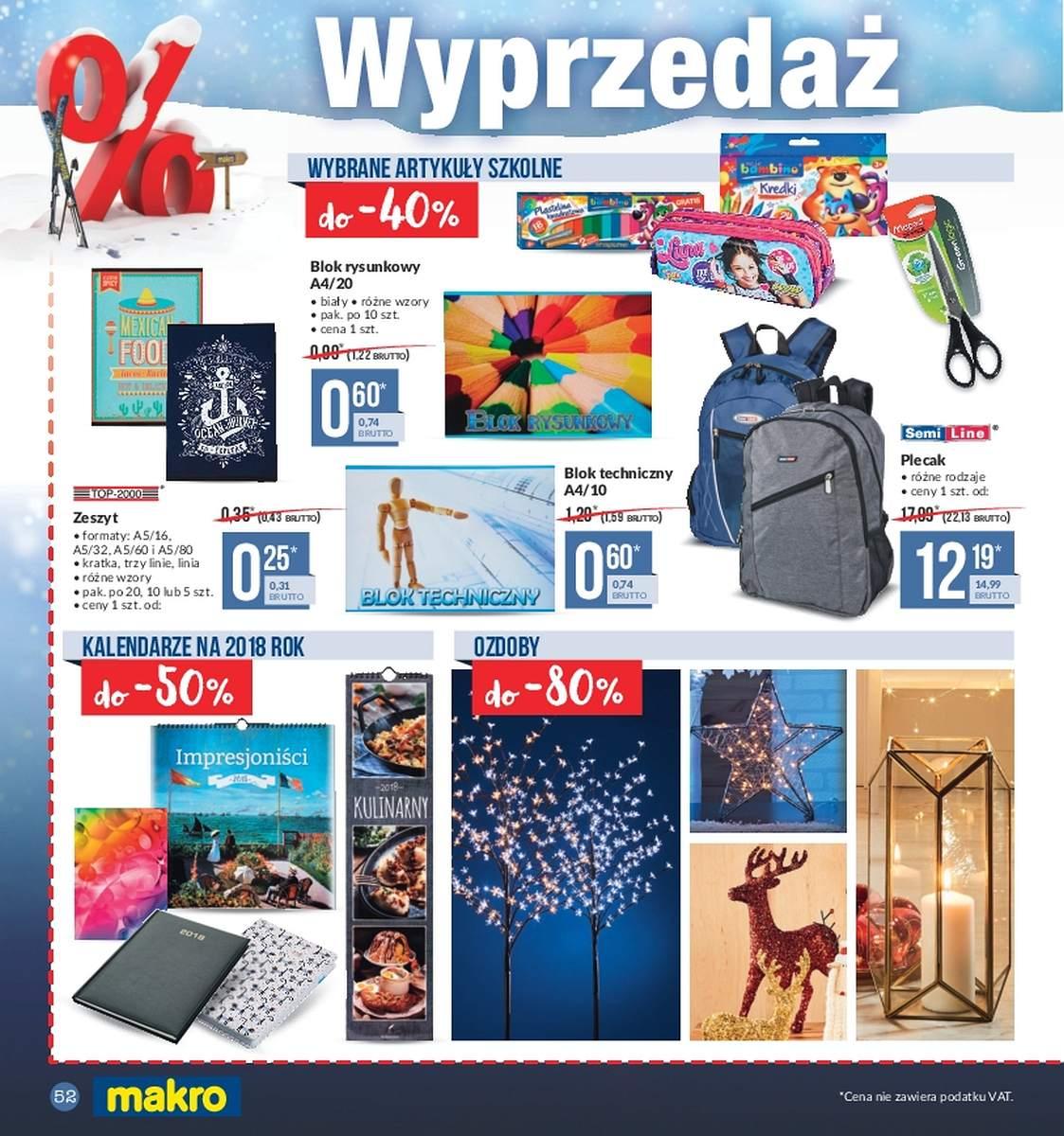 Gazetka promocyjna MAKRO do 15/01/2018 str.52