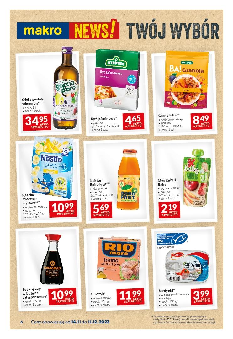 Gazetka promocyjna MAKRO do 11/12/2023 str.6