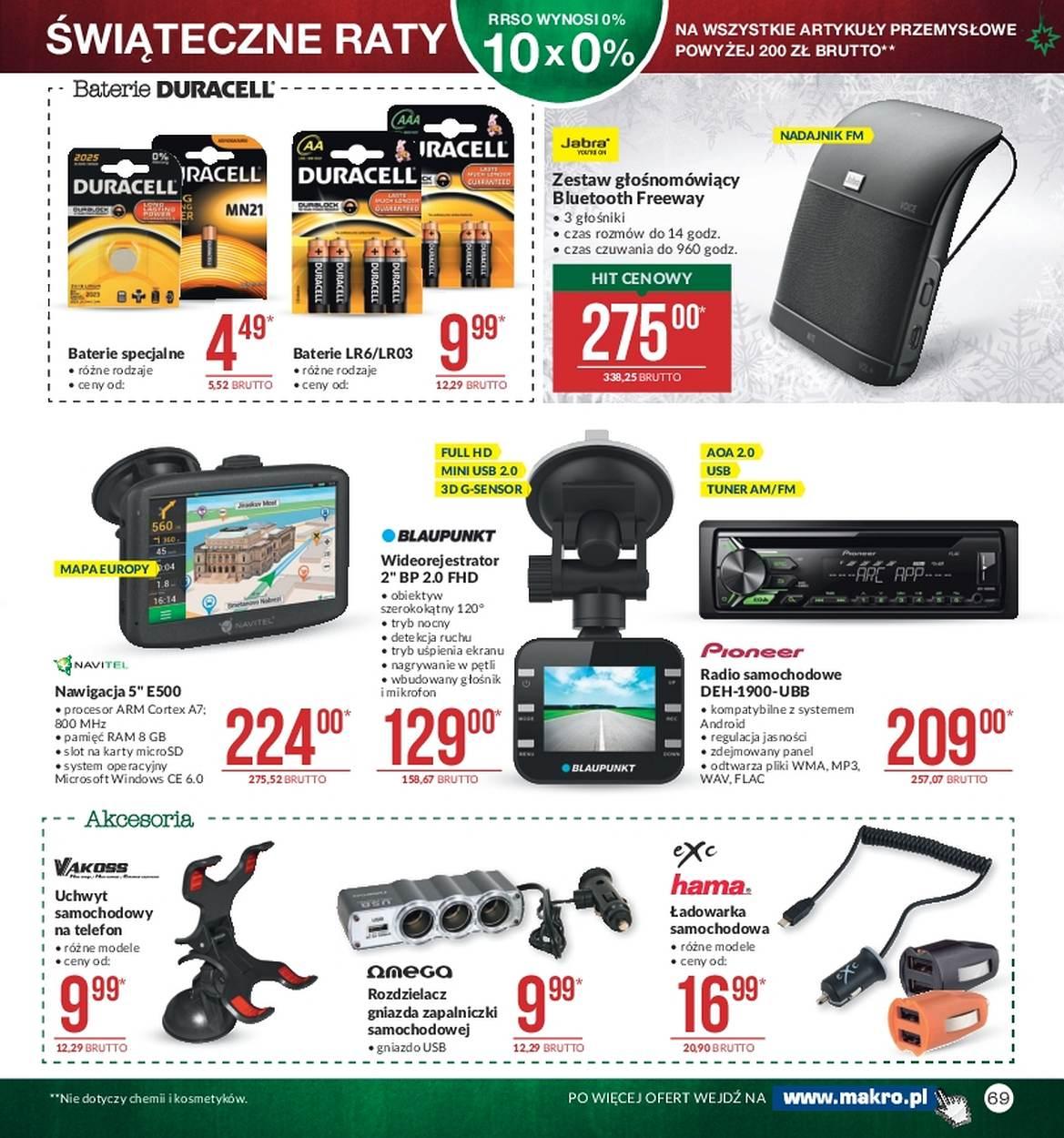 Gazetka promocyjna MAKRO do 24/12/2017 str.69