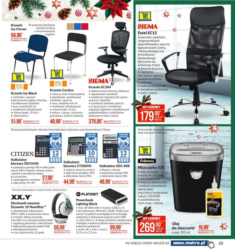 Gazetka promocyjna MAKRO do 24/12/2020 str.15