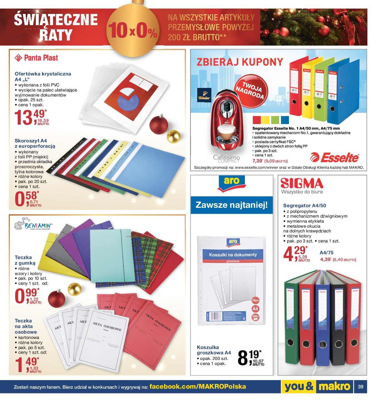 Gazetka promocyjna MAKRO do 07/12/2015 str.39