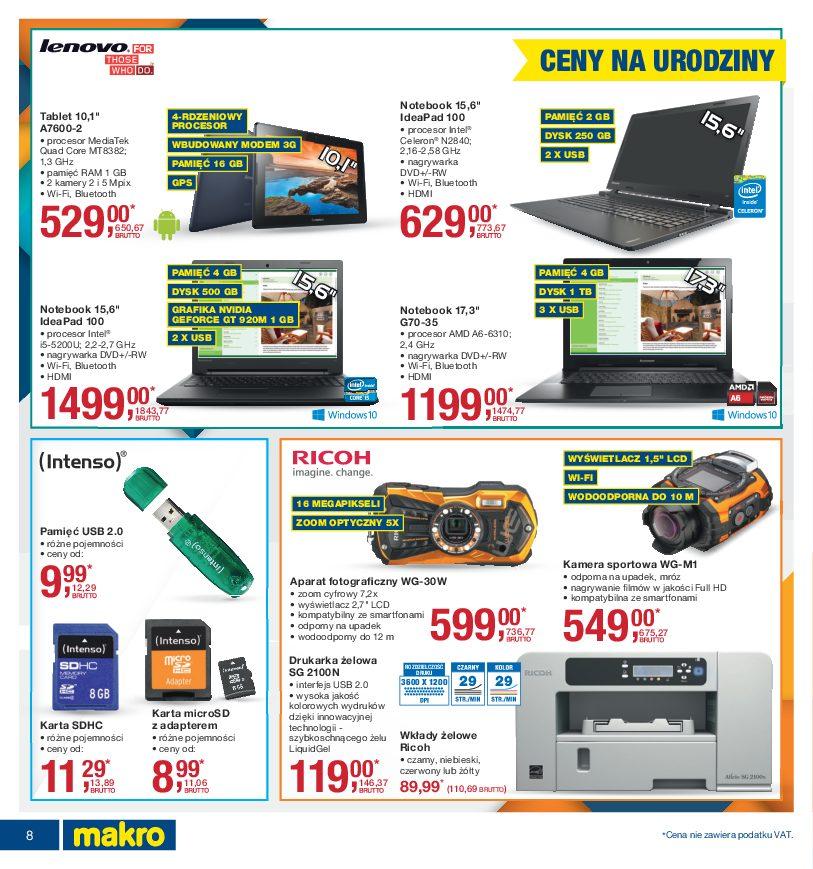 Gazetka promocyjna MAKRO do 26/09/2016 str.8