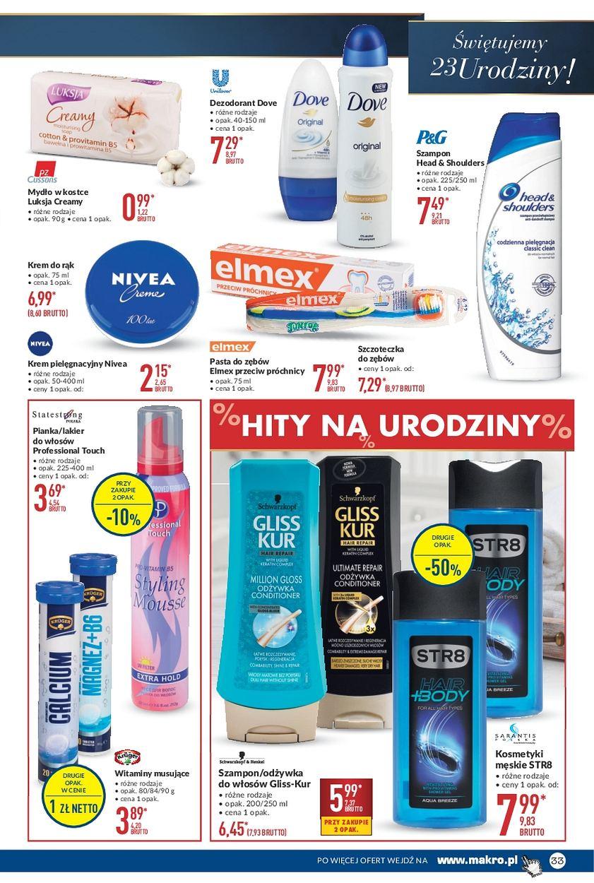 Gazetka promocyjna MAKRO do 09/10/2017 str.33