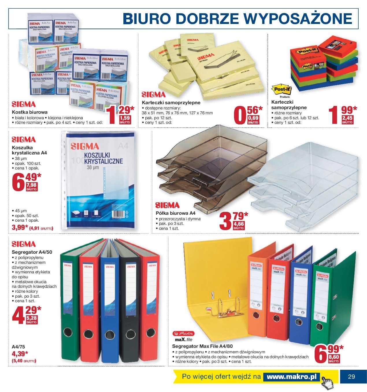 Gazetka promocyjna MAKRO do 01/08/2016 str.29