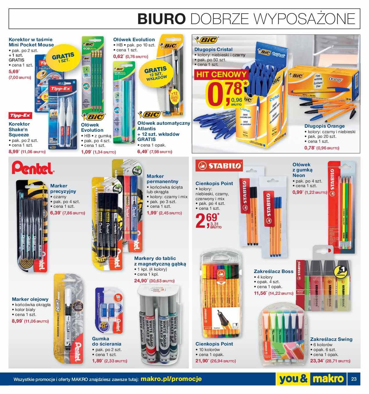 Gazetka promocyjna MAKRO do 18/01/2016 str.23