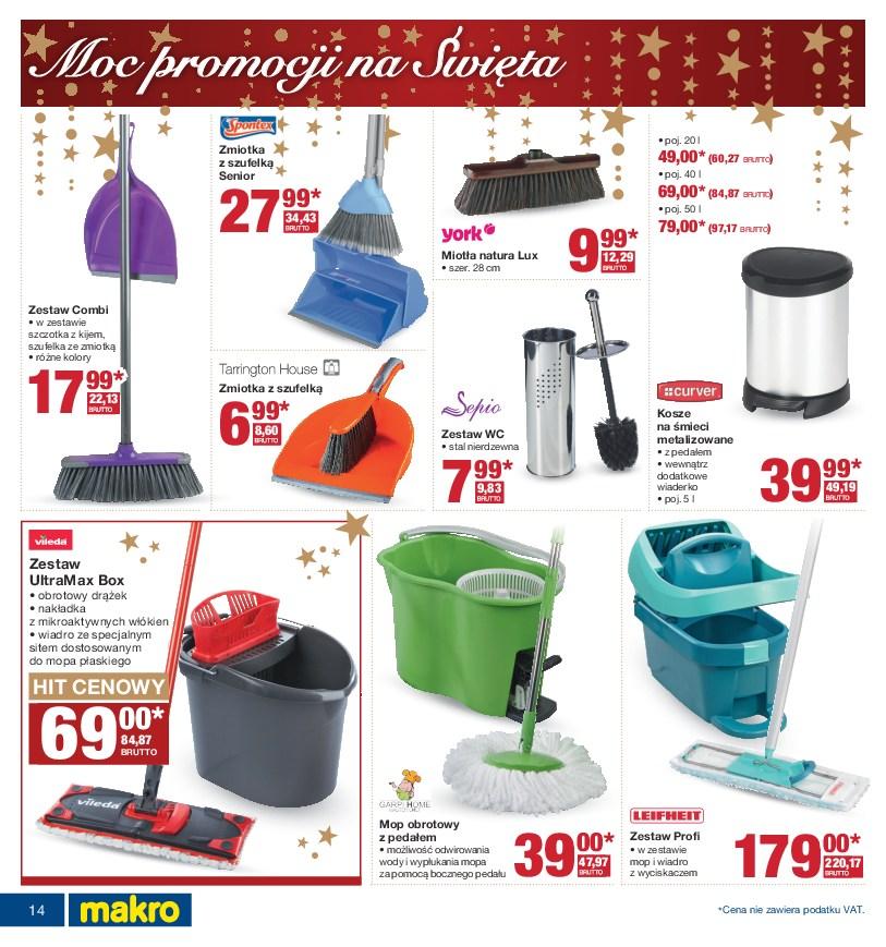 Gazetka promocyjna MAKRO do 24/12/2016 str.14