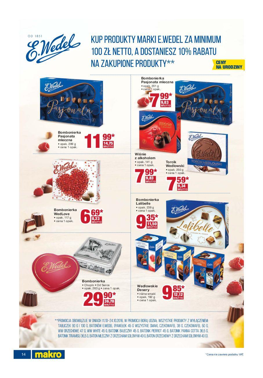 Gazetka promocyjna MAKRO do 24/10/2016 str.14