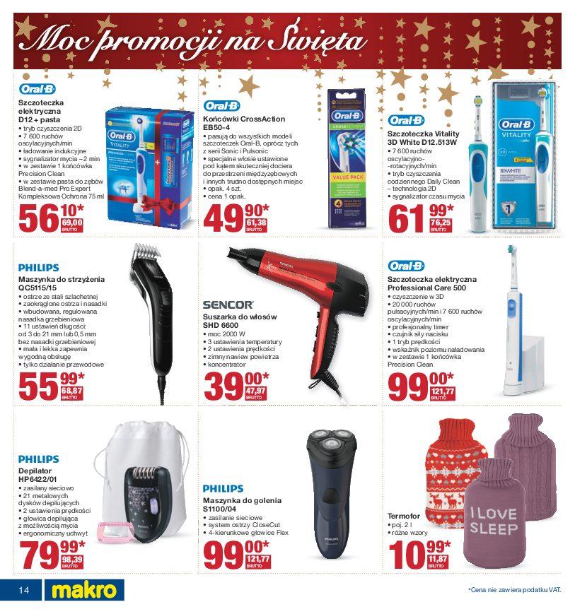 Gazetka promocyjna MAKRO do 05/12/2016 str.14