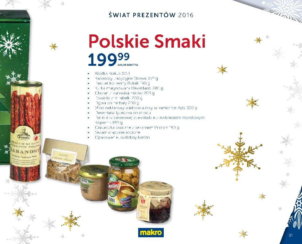 Gazetka promocyjna MAKRO do 24/12/2016 str.31