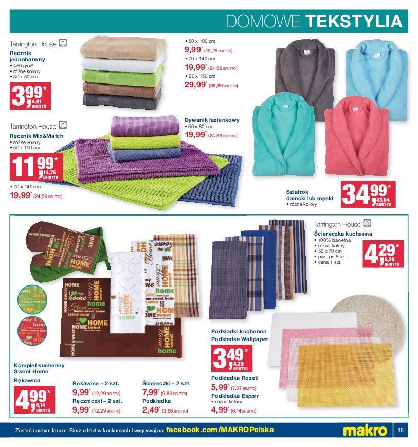 Gazetka promocyjna MAKRO do 09/05/2016 str.15