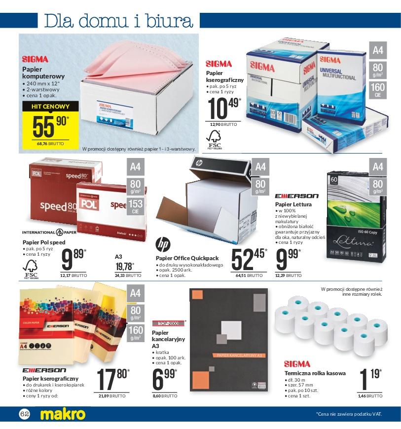 Gazetka promocyjna MAKRO do 24/04/2017 str.62