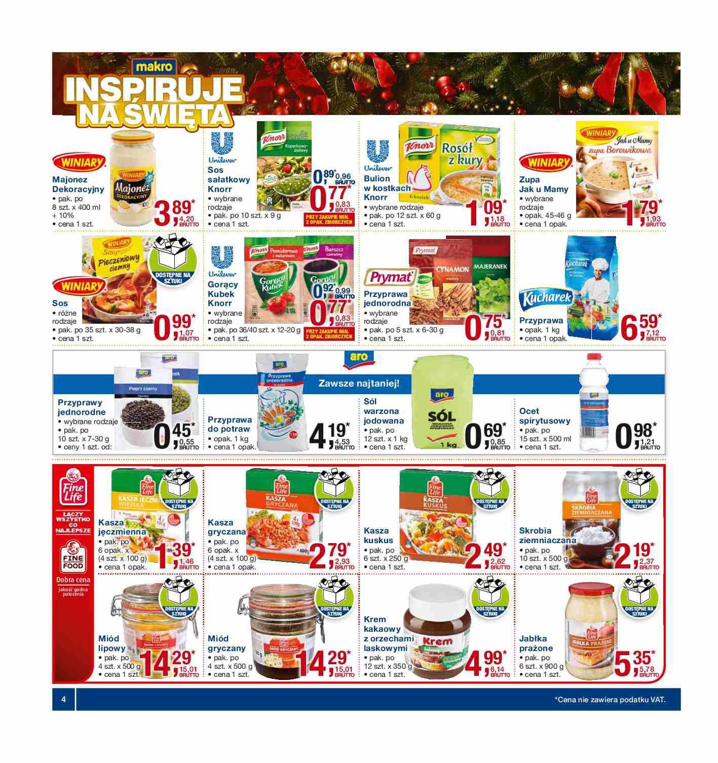 Gazetka promocyjna MAKRO do 07/12/2015 str.4