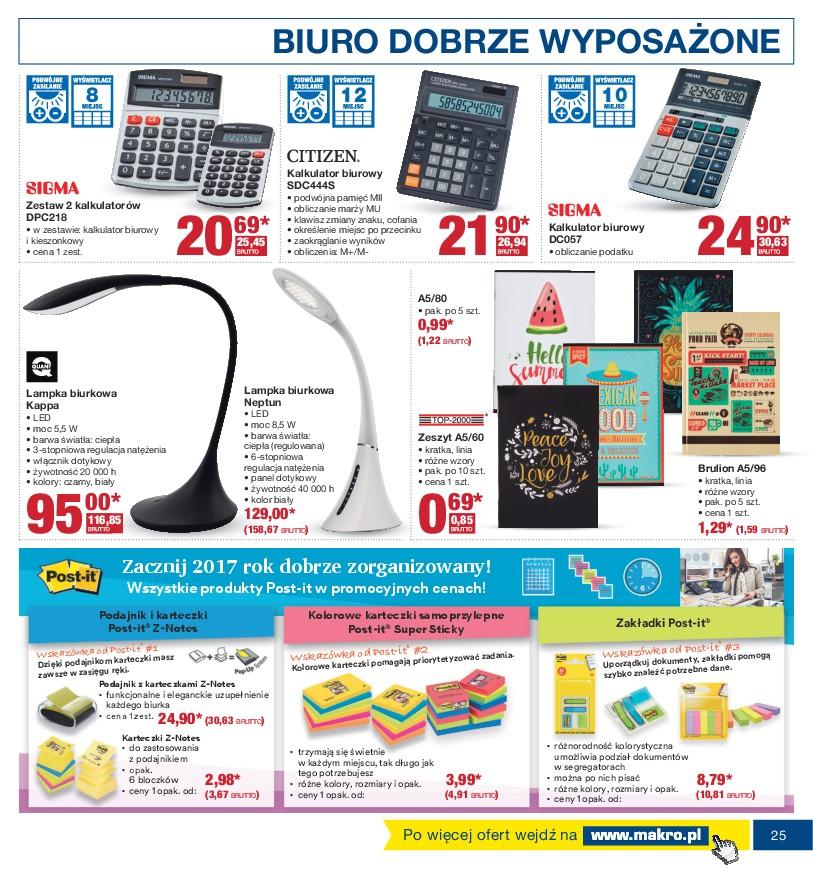 Gazetka promocyjna MAKRO do 16/01/2017 str.25