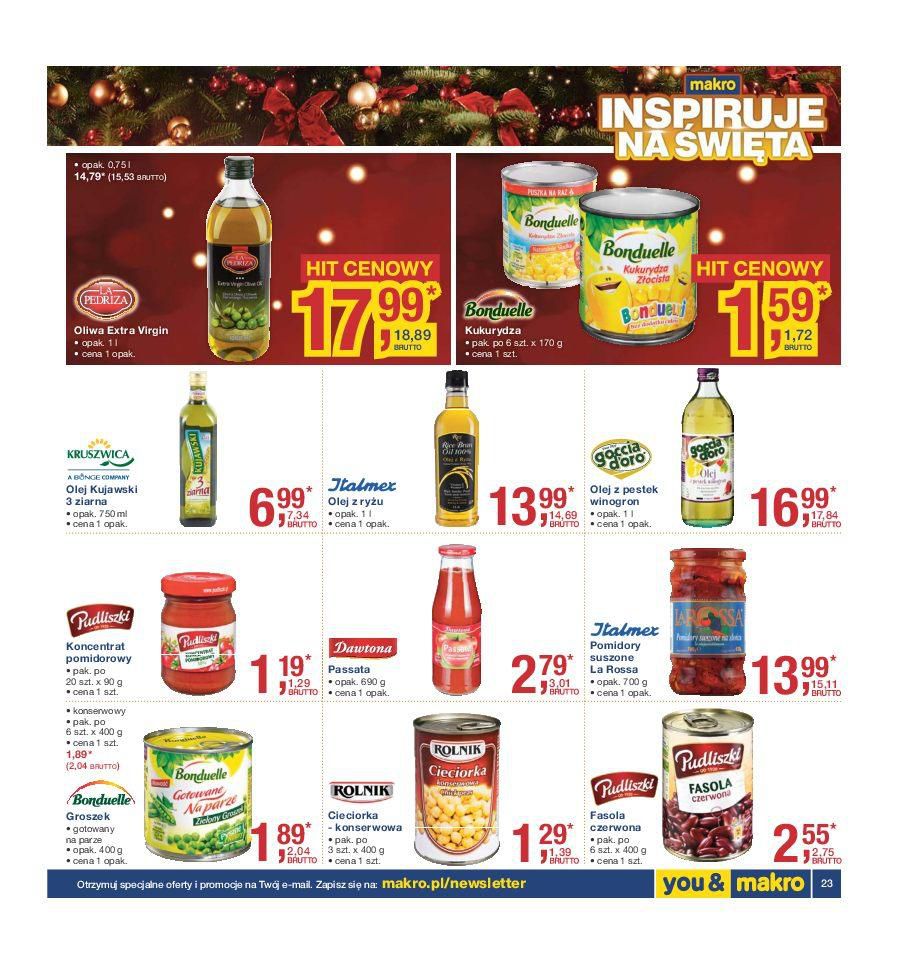 Gazetka promocyjna MAKRO do 24/12/2015 str.23