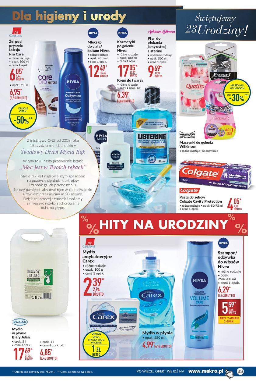 Gazetka promocyjna MAKRO do 23/10/2017 str.33