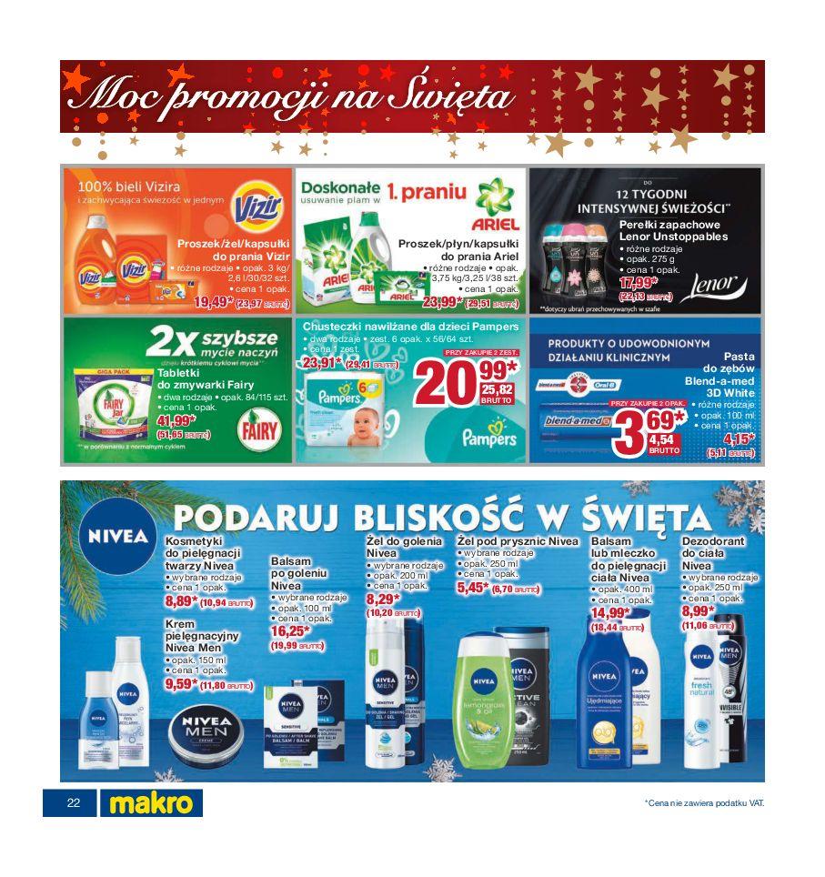 Gazetka promocyjna MAKRO do 24/12/2016 str.22