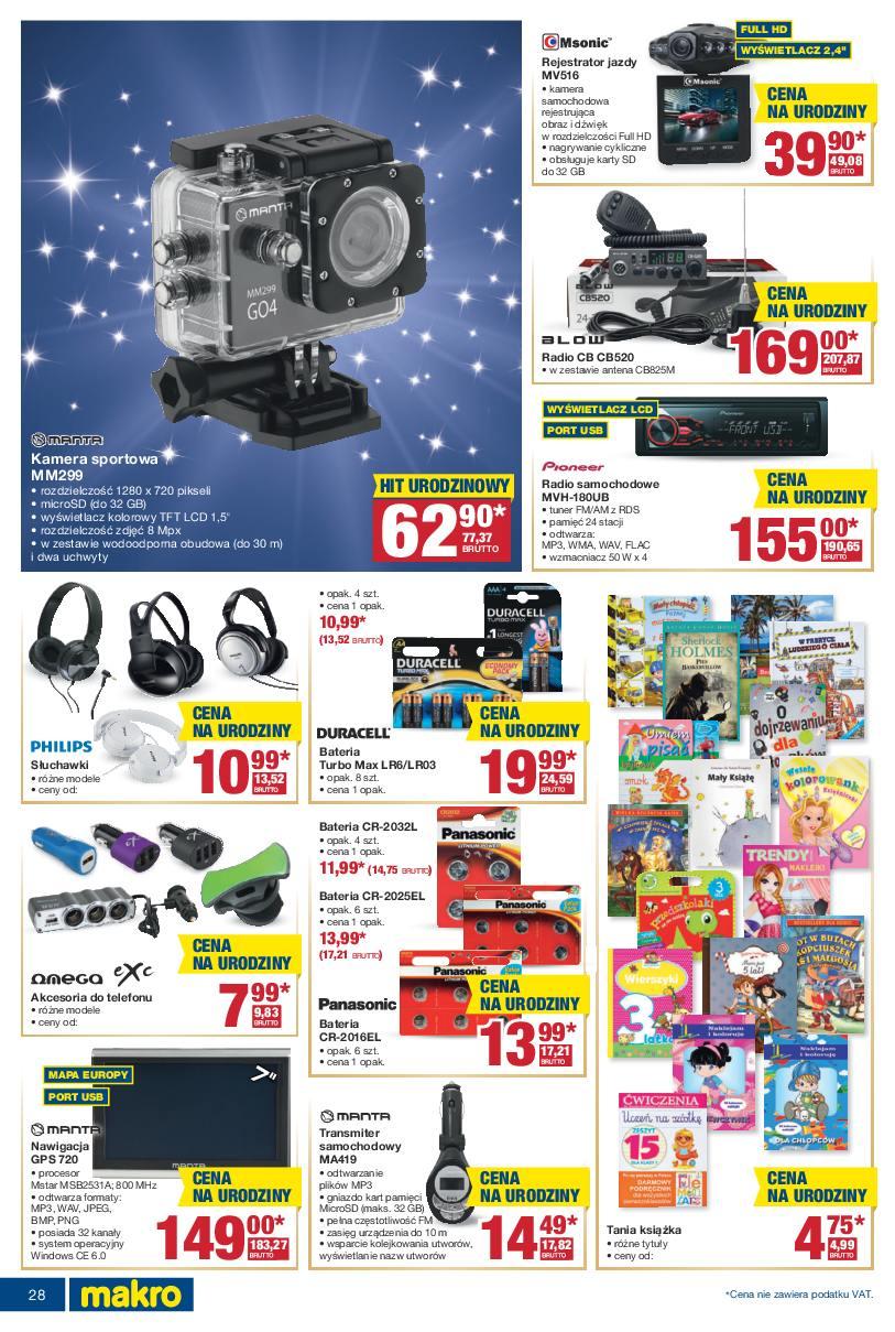 Gazetka promocyjna MAKRO do 07/11/2016 str.28