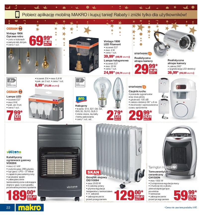 Gazetka promocyjna MAKRO do 21/11/2016 str.22