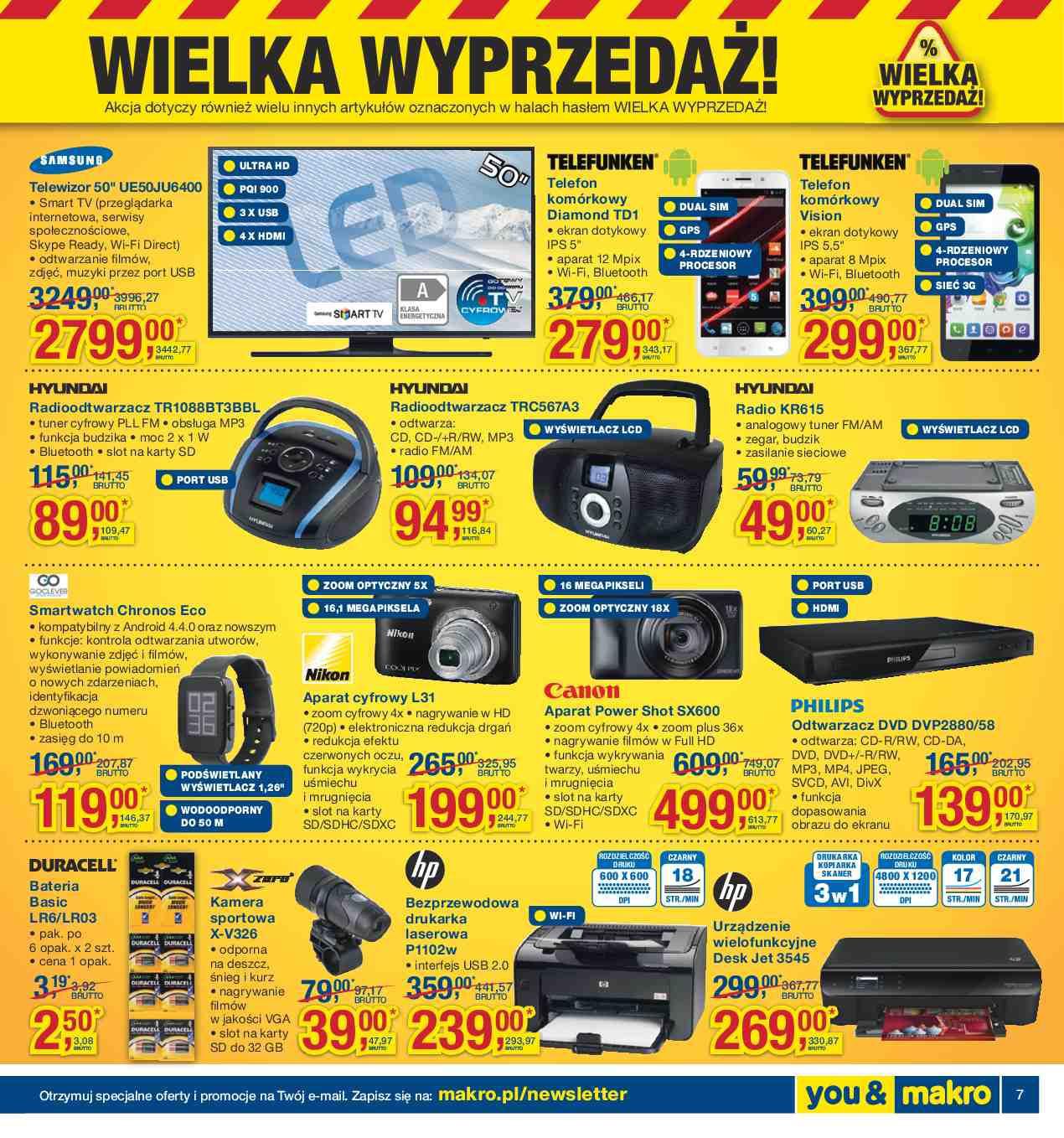 Gazetka promocyjna MAKRO do 01/02/2016 str.7