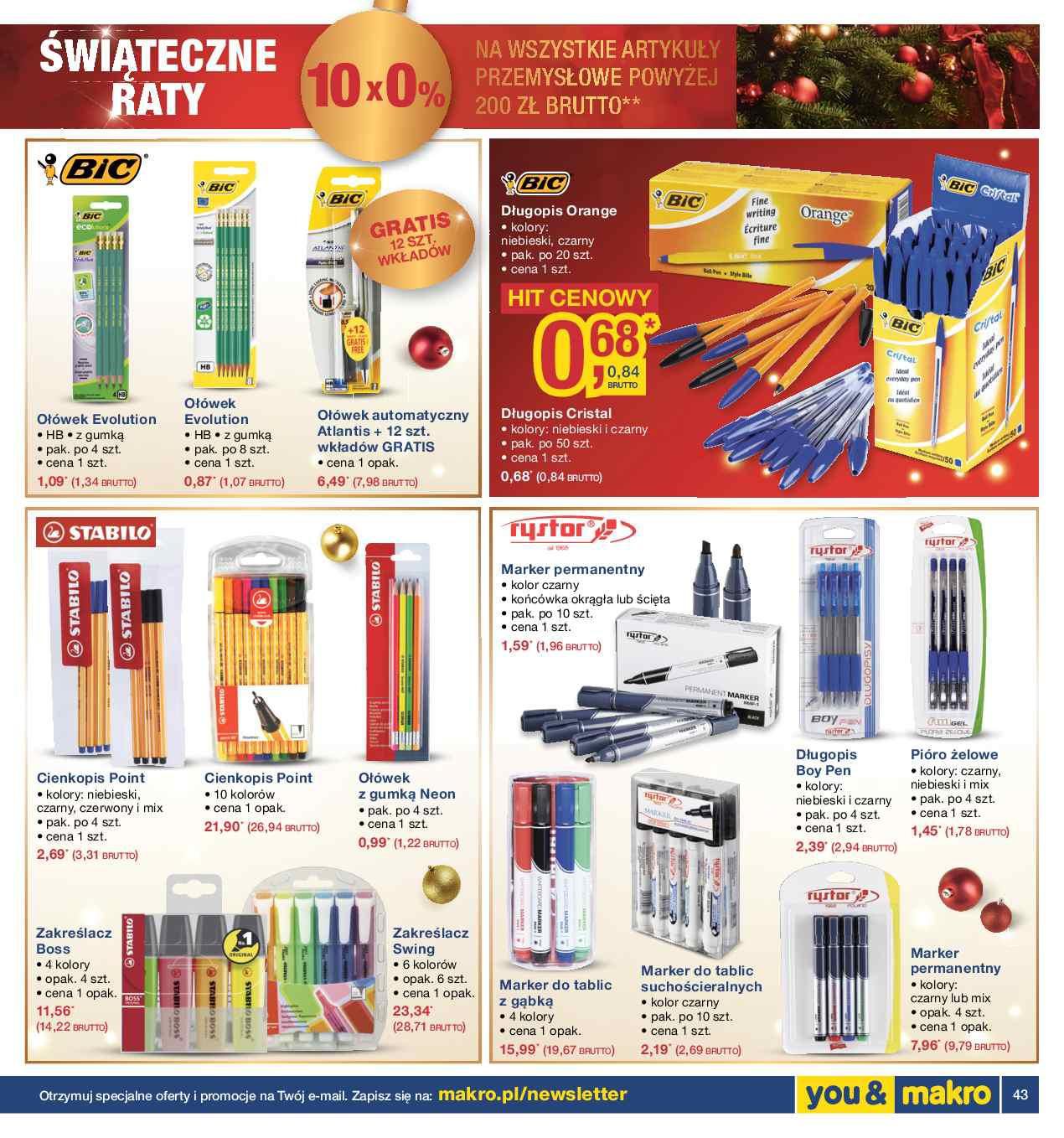 Gazetka promocyjna MAKRO do 07/12/2015 str.43