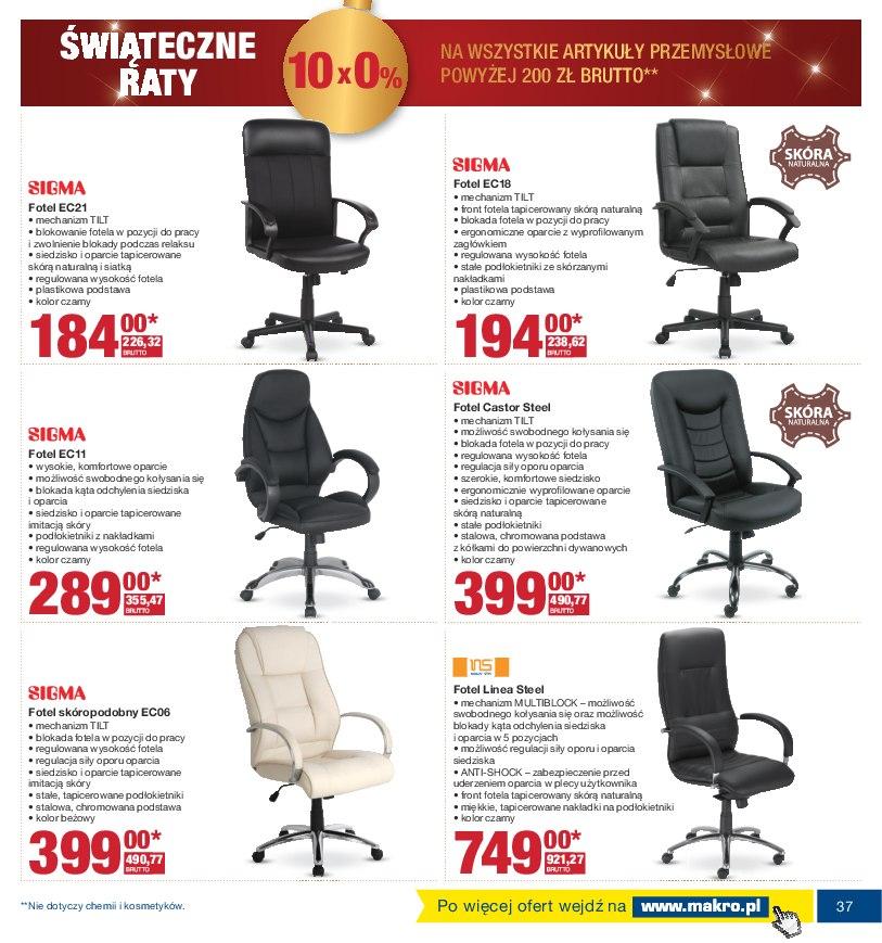 Gazetka promocyjna MAKRO do 05/12/2016 str.37