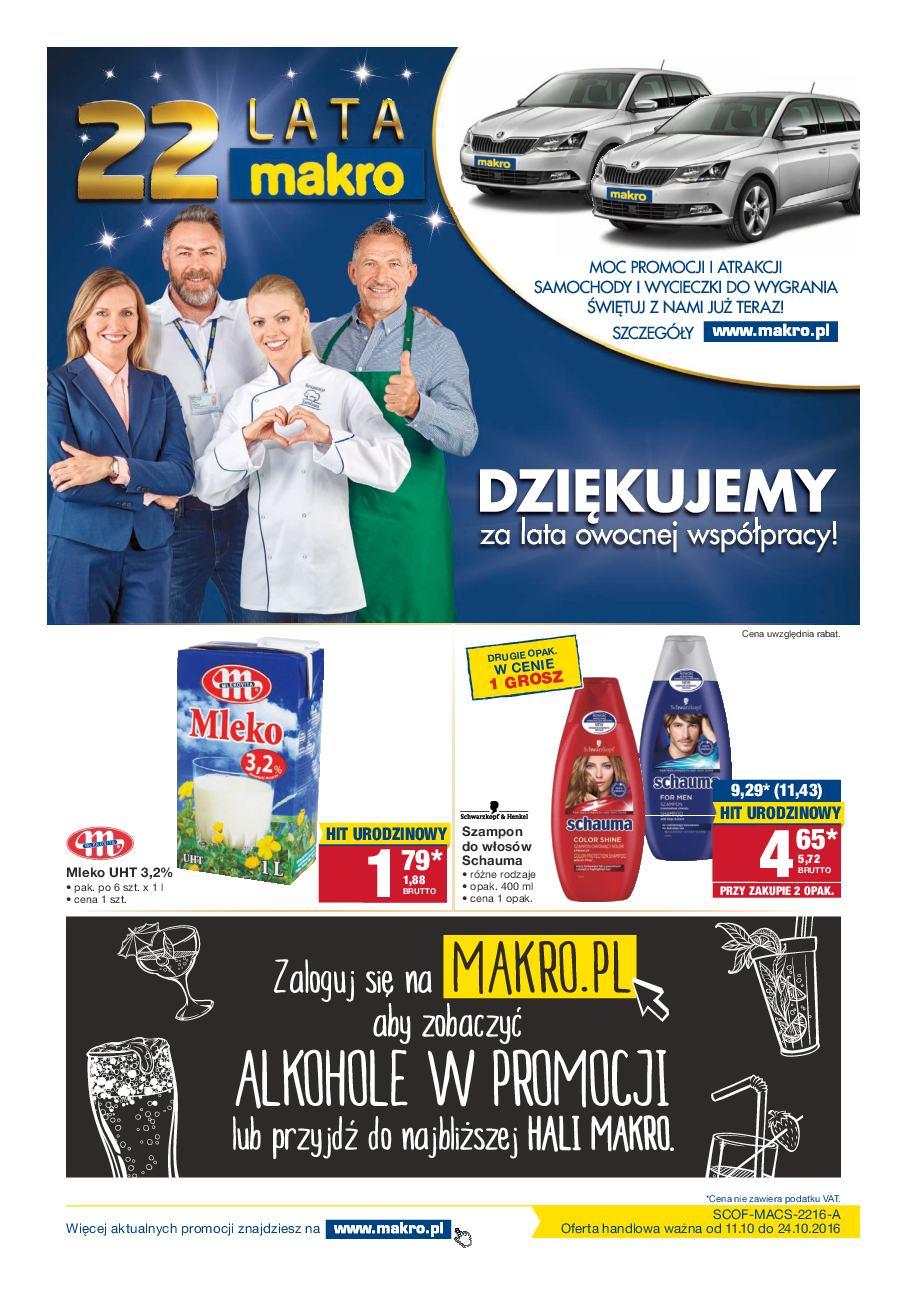 Gazetka promocyjna MAKRO do 24/10/2016 str.0