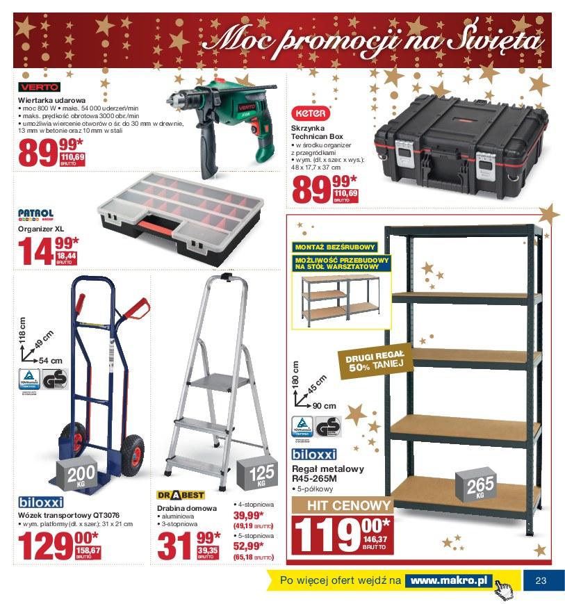 Gazetka promocyjna MAKRO do 21/11/2016 str.23