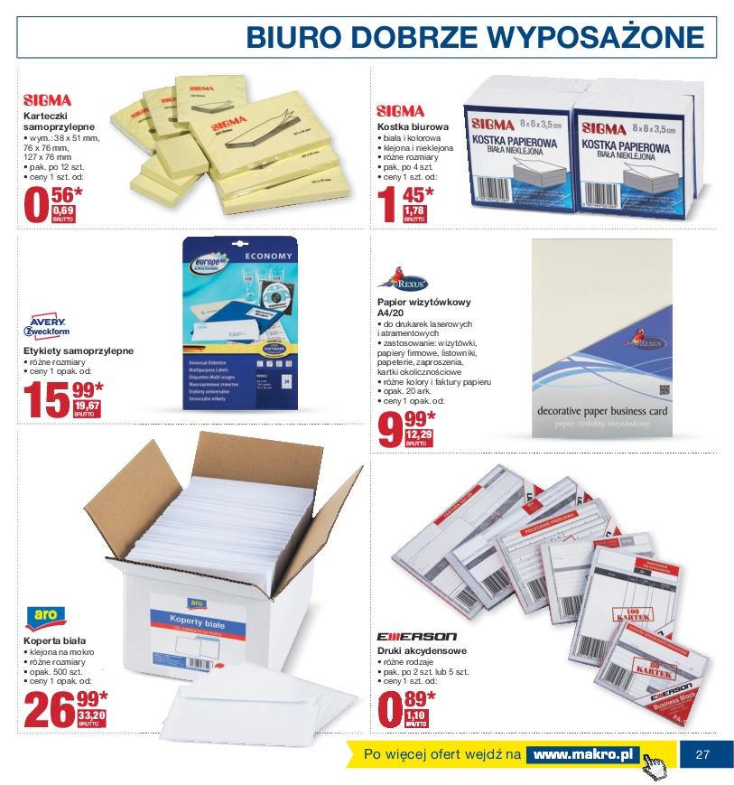 Gazetka promocyjna MAKRO do 27/02/2017 str.27