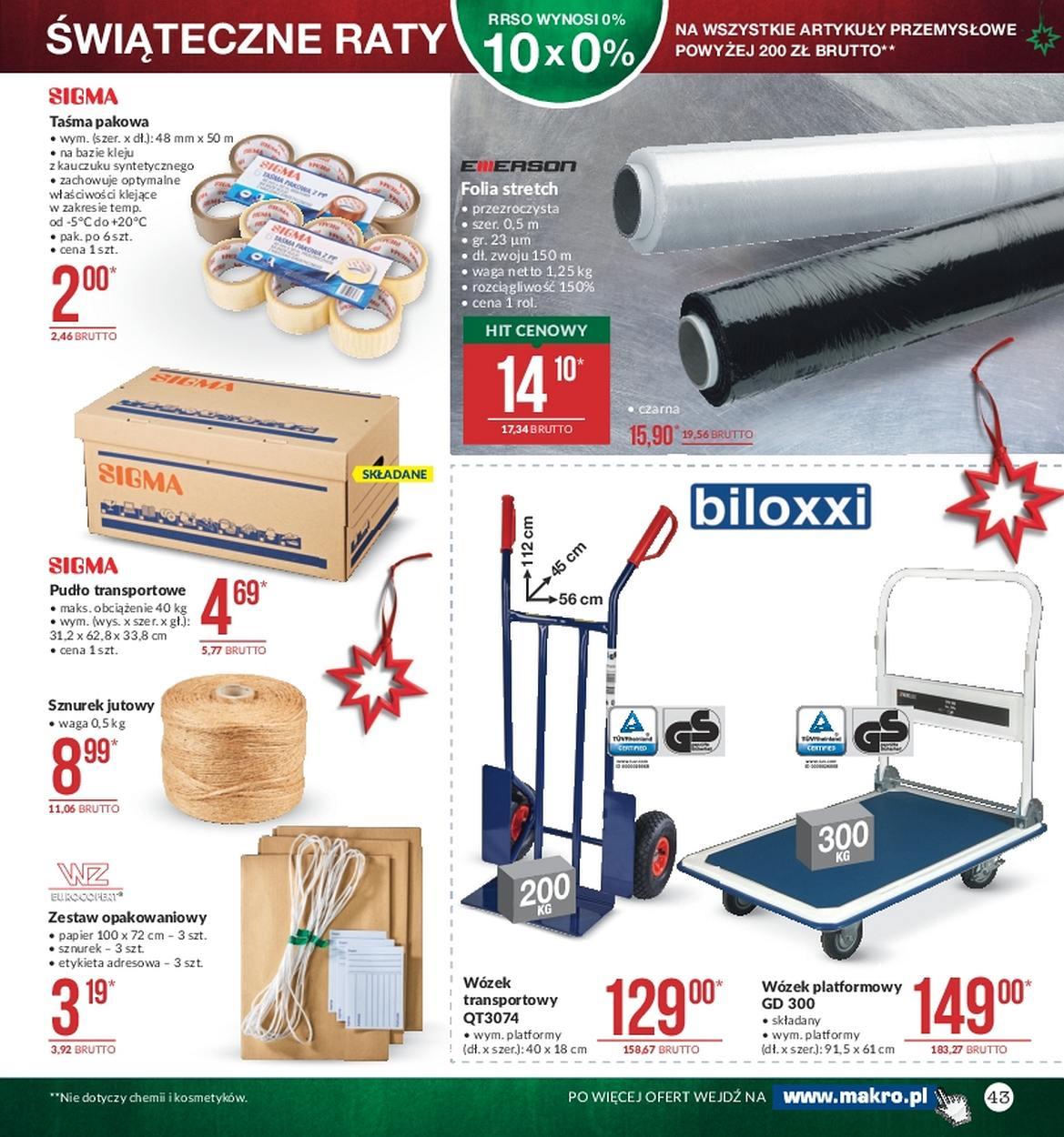 Gazetka promocyjna MAKRO do 04/12/2017 str.43