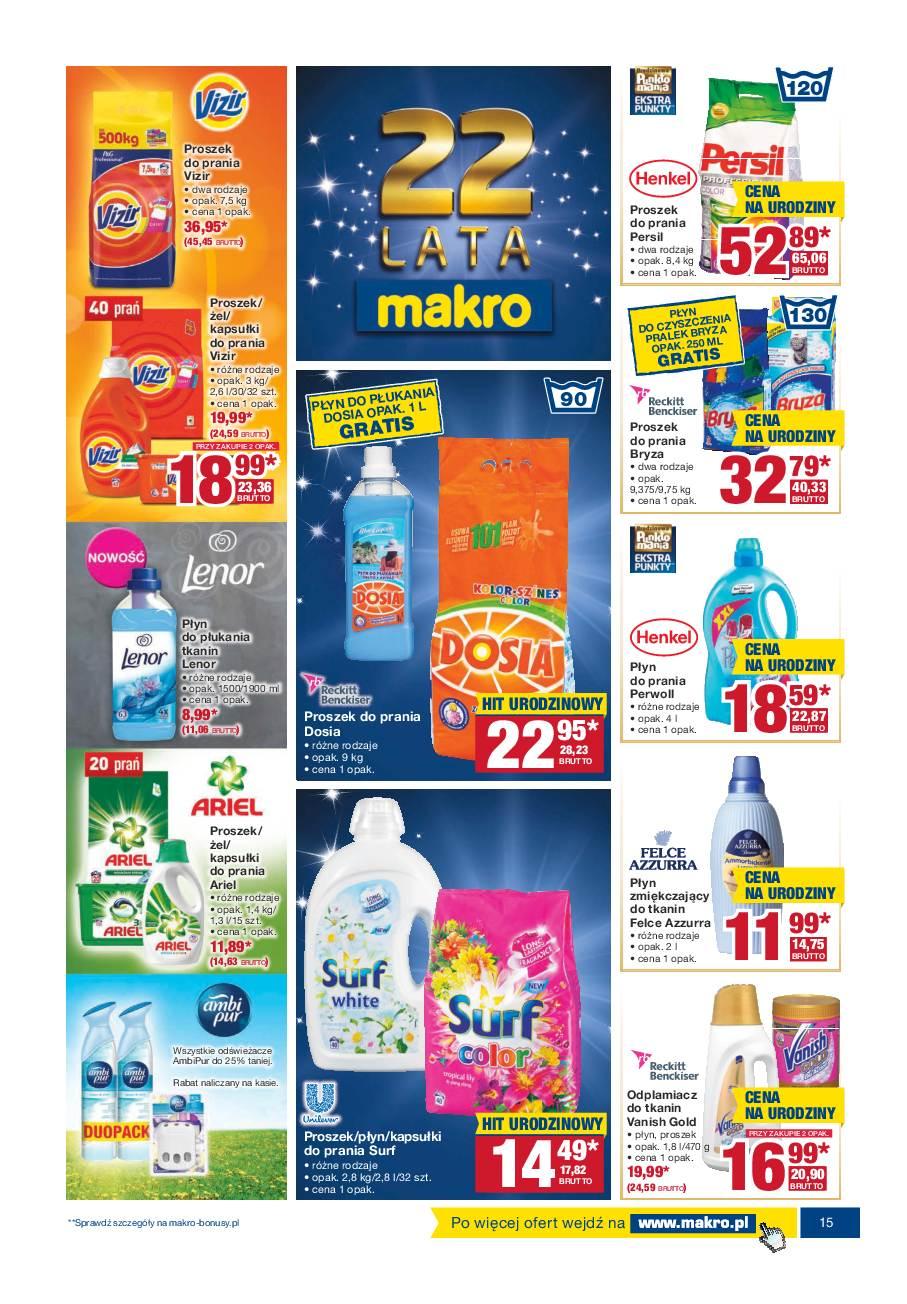 Gazetka promocyjna MAKRO do 07/11/2016 str.15